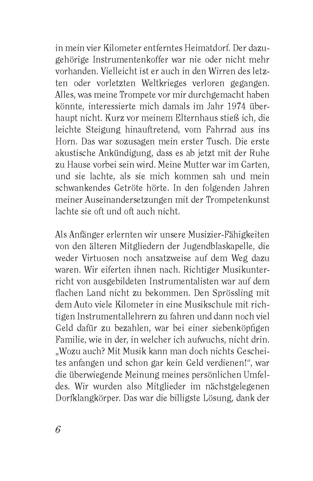 Beispielinhalt (Bild) Tusch eineinhalbmal