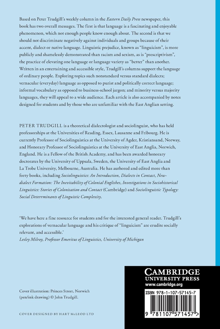 Rückseitencover Dialect Matters