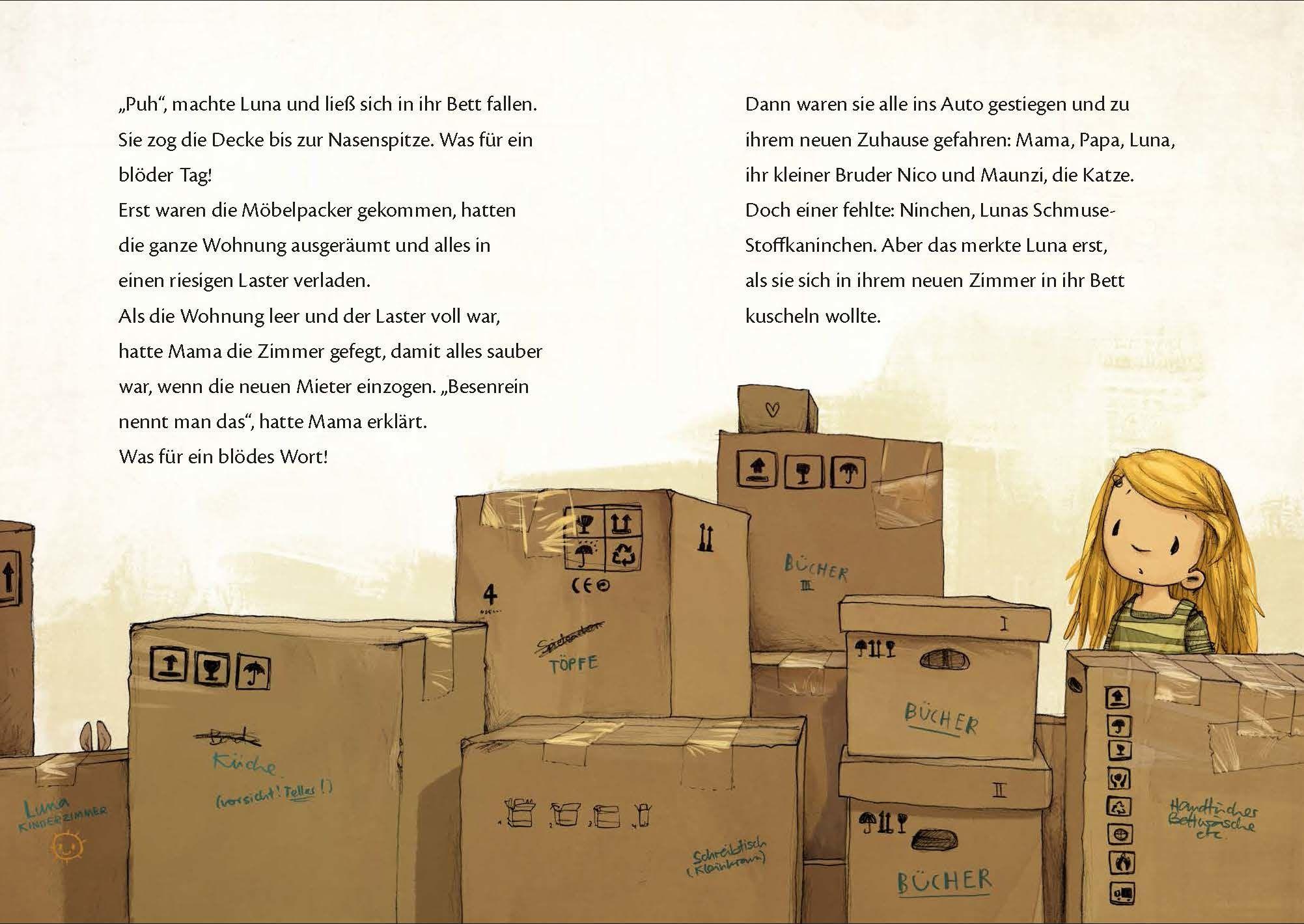 Beispielinhalt (Bild) Luna und der Katzenbär