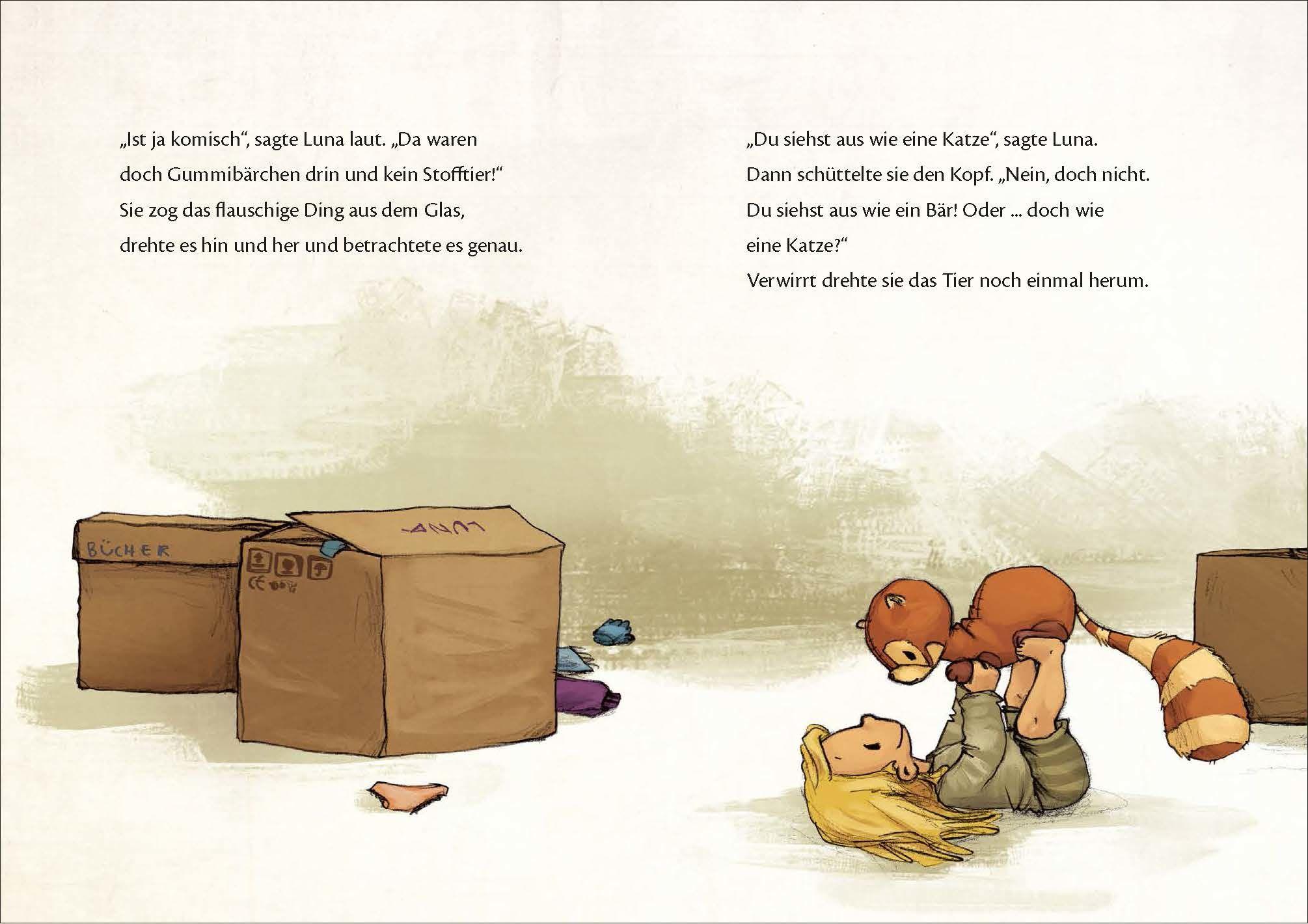 Beispielinhalt (Bild) Luna und der Katzenbär