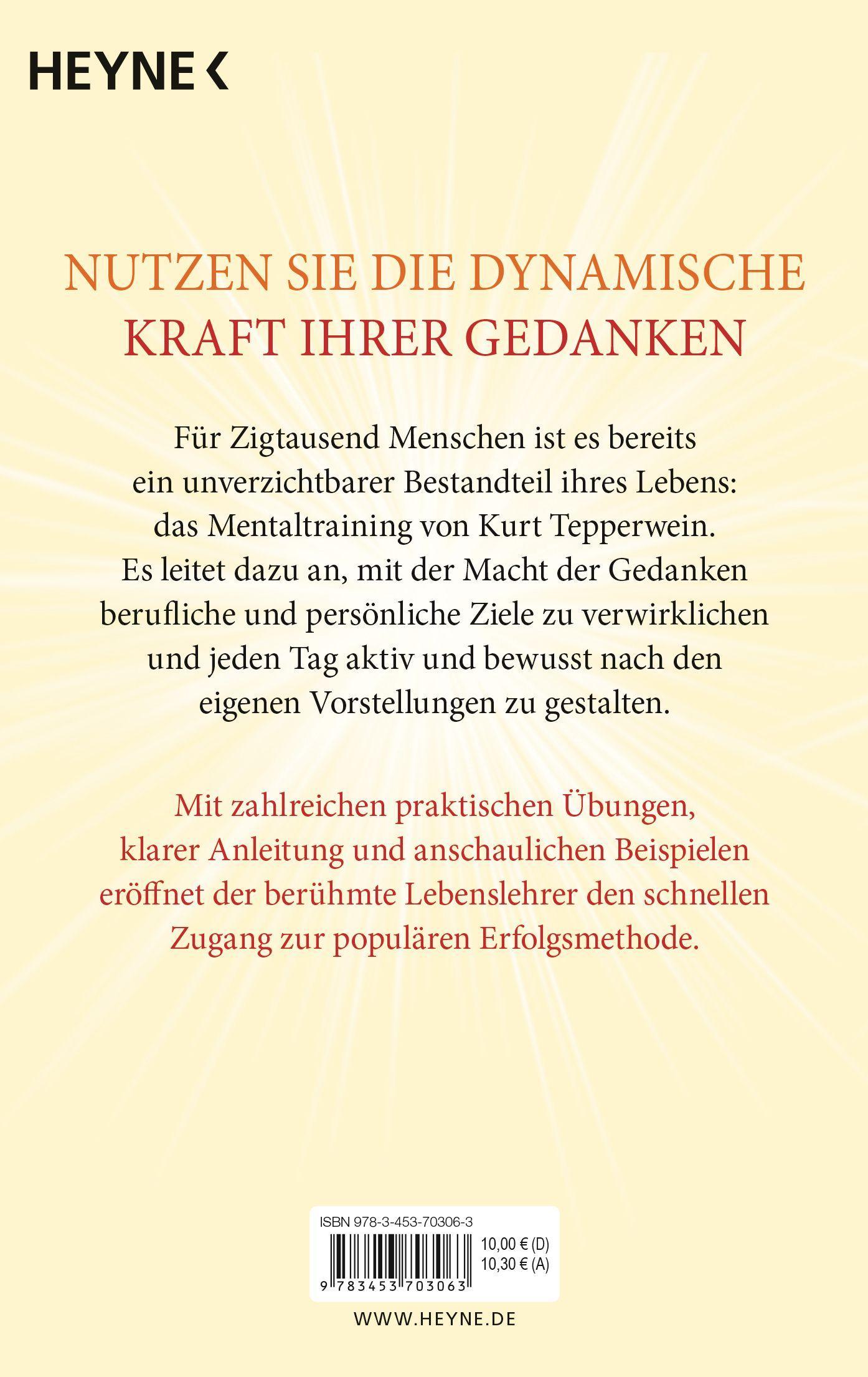 Beispielinhalt (Bild) Praxisbuch Mental-Training