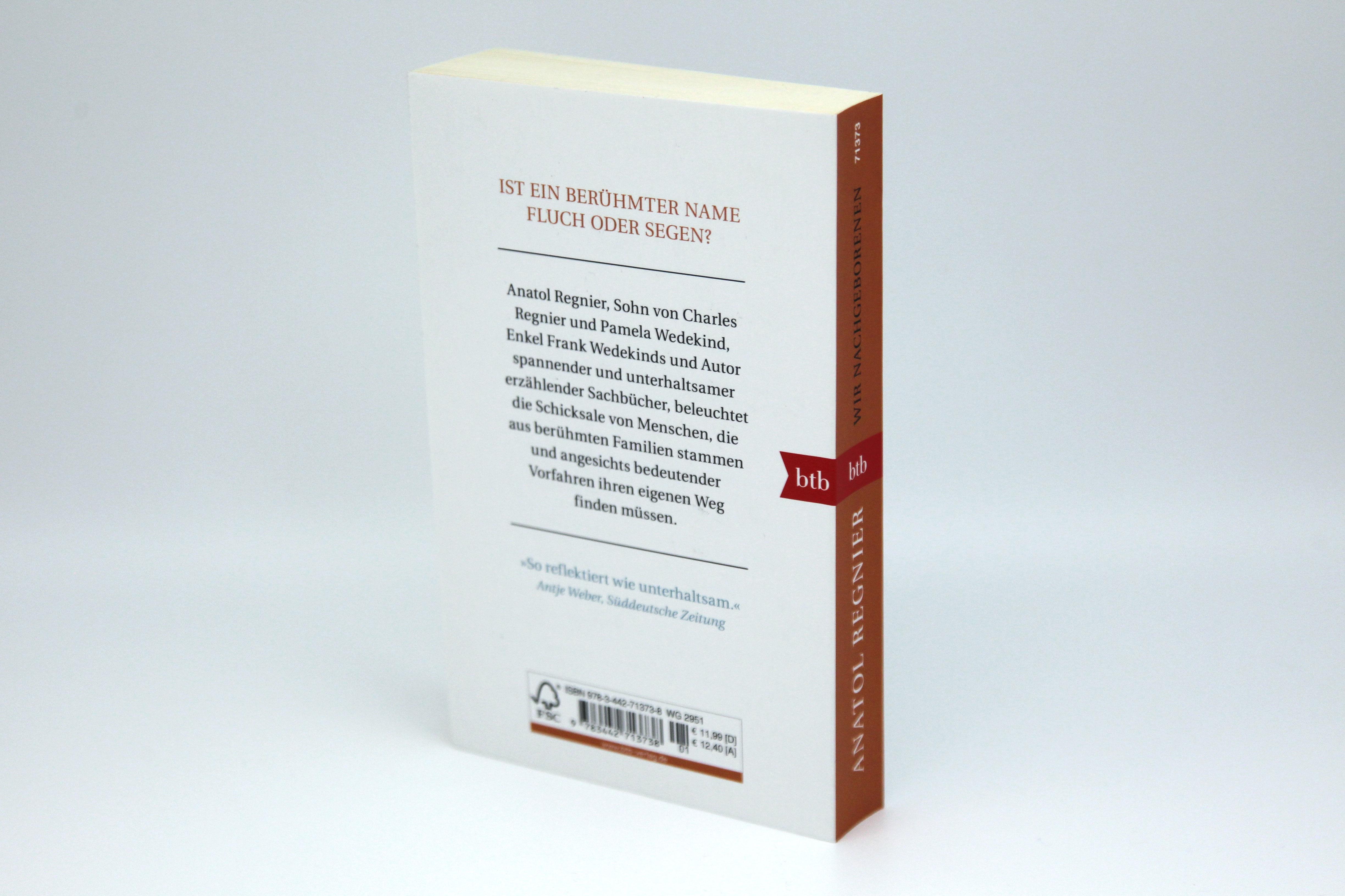 Beispielinhalt (Bild) Wir Nachgeborenen