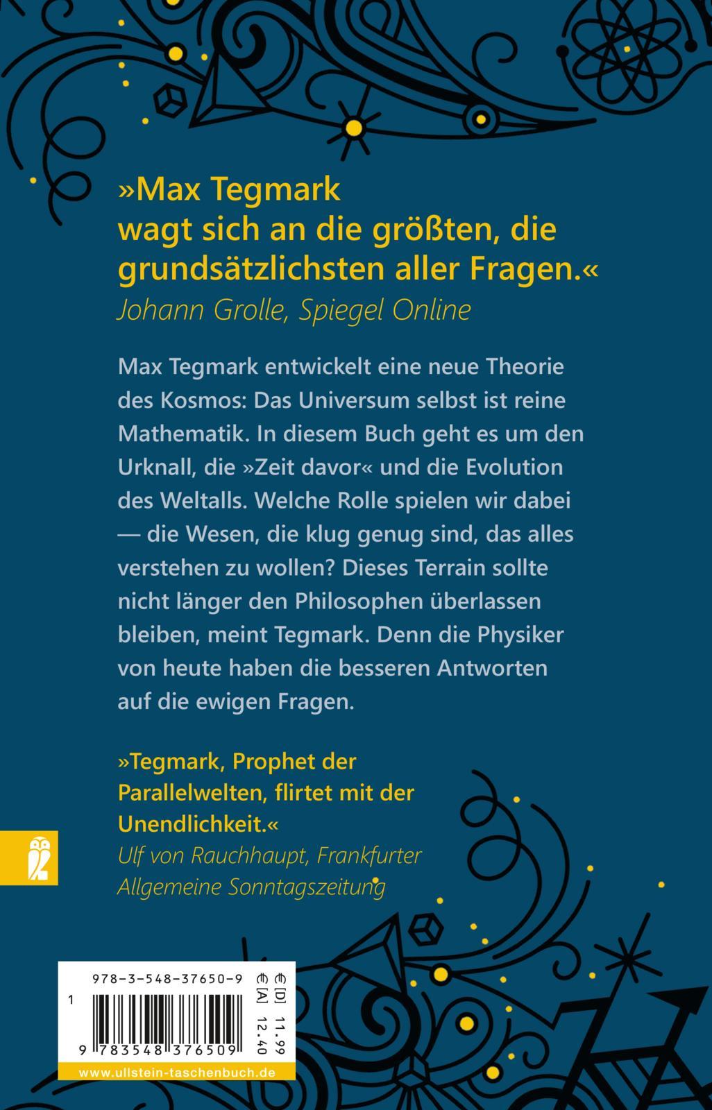 Rückseitencover Unser mathematisches Universum