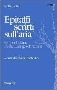 Vorderes Coverbild Epitaffi scritti sull'aria. Ediz. italiana e tedesca