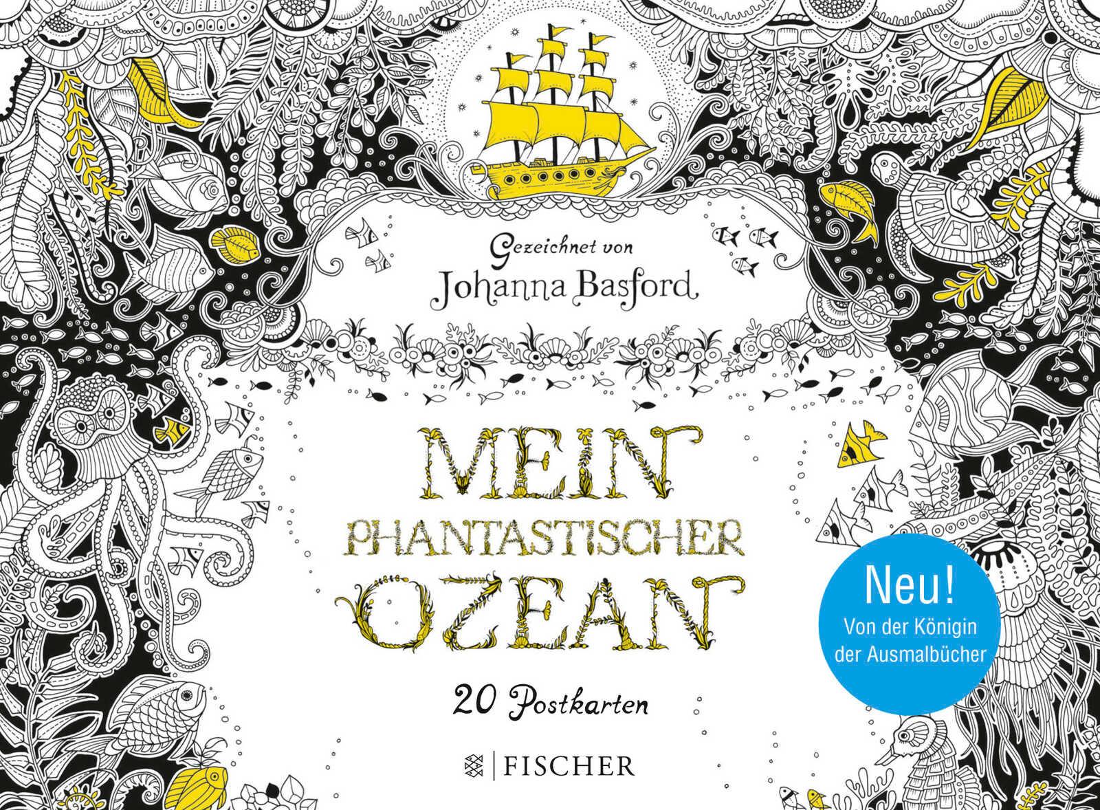 Vorderes Coverbild Mein Phantastischer Ozean - Postkartenbuch