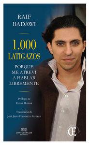 Vorderes Coverbild 1.000 latigazos : porque me atreví a hablar libremente