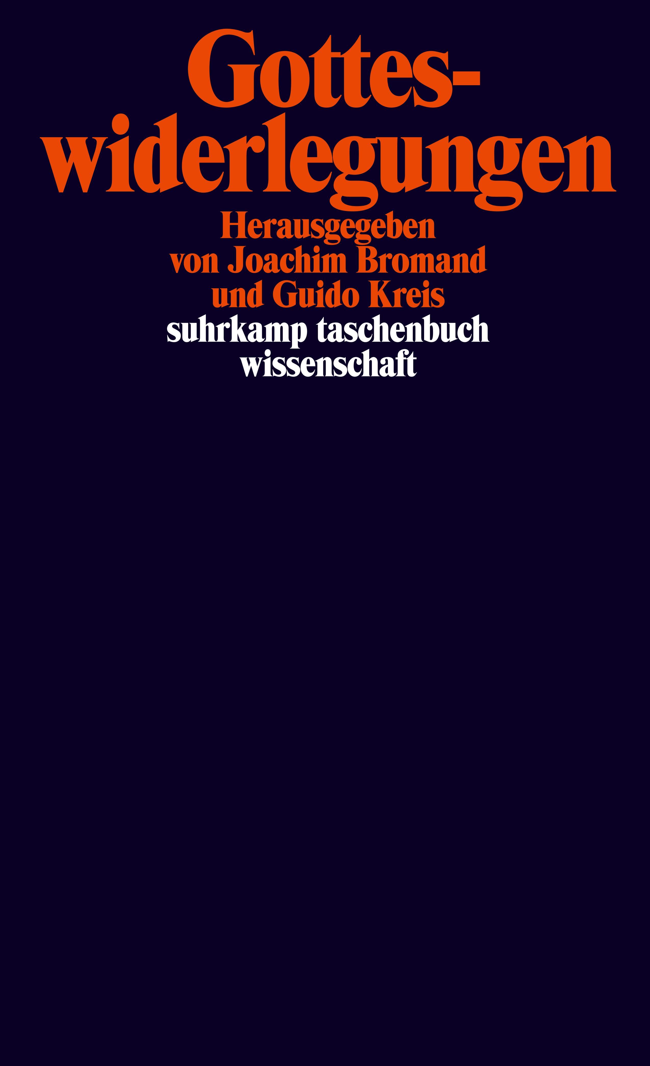 Vorderes Coverbild Gotteswiderlegungen