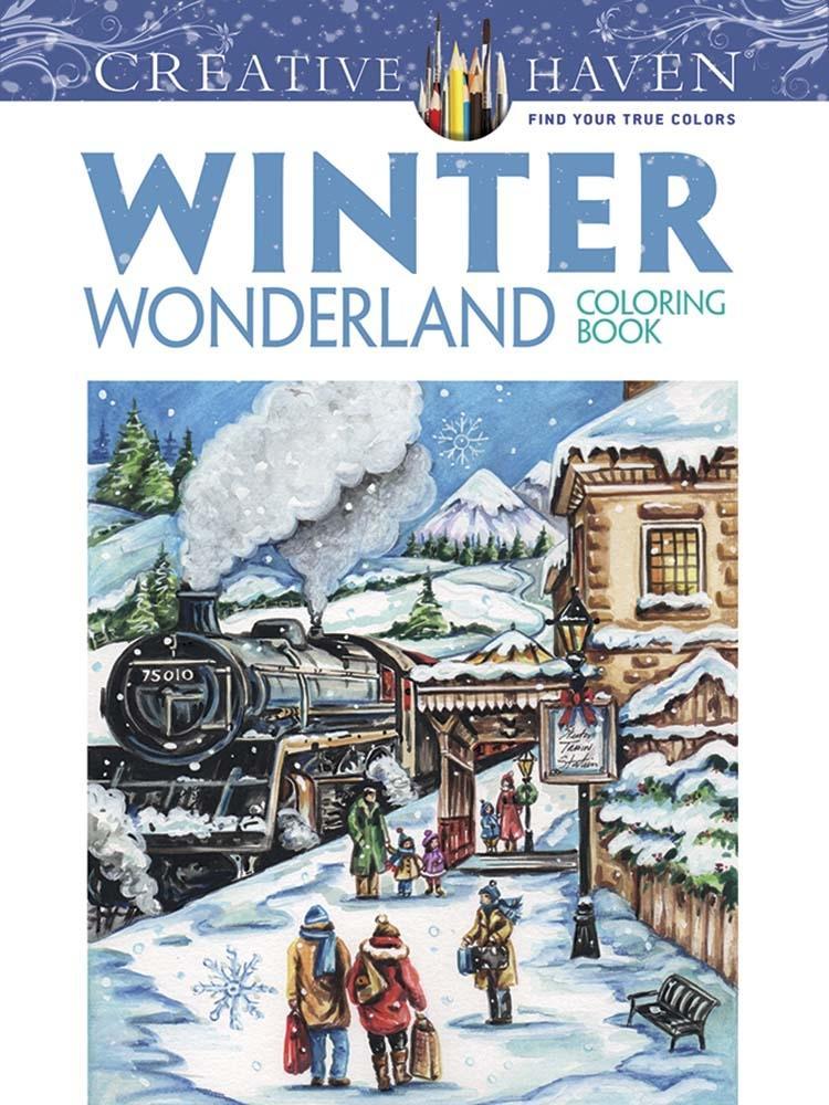 Vorderes Coverbild Creative Haven Winter Wonderland Coloring Book