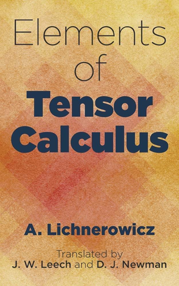 Vorderes Coverbild Elements of Tensor Calculus