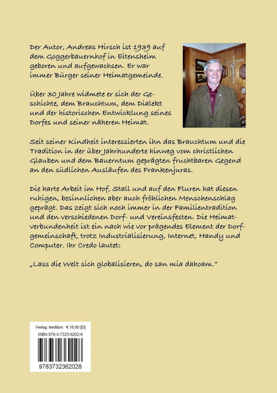 Rückseitencover Glaub mir's, so war's, weil's Brauch war