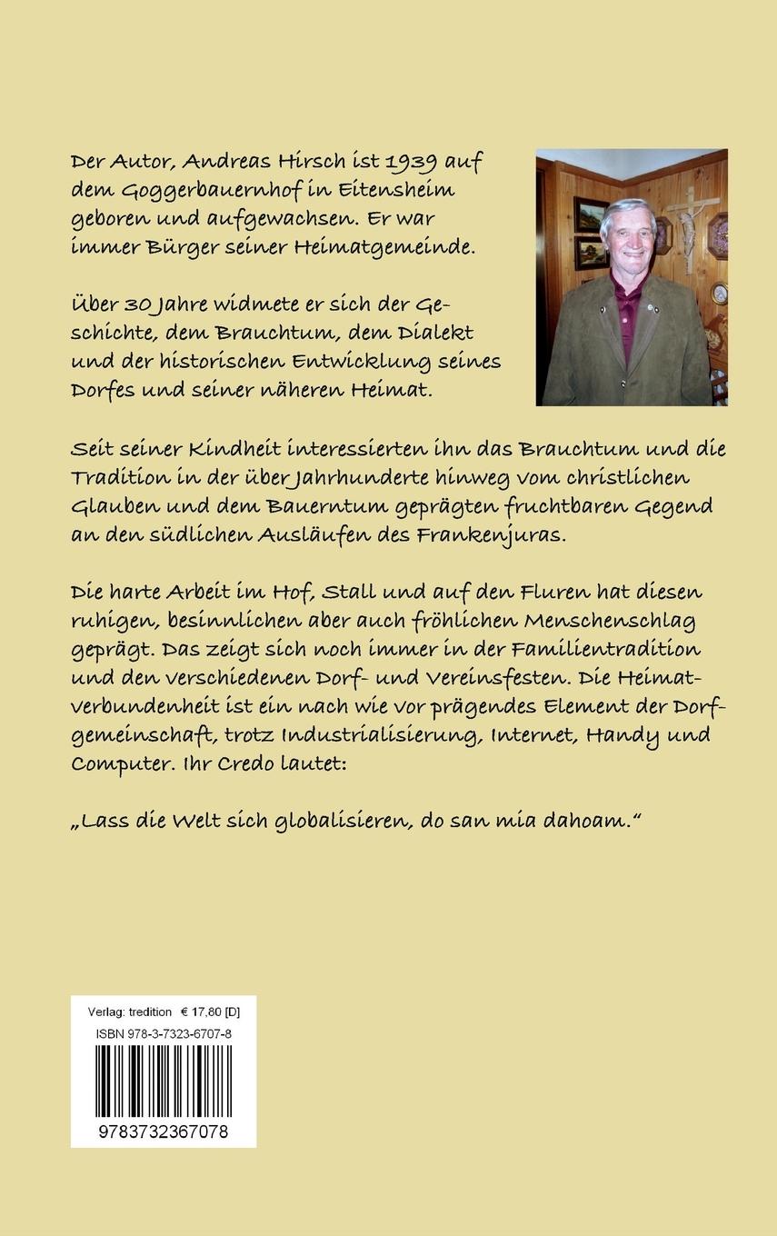 Rückseitencover Glaub mir's, so war's, weil's Brauch war