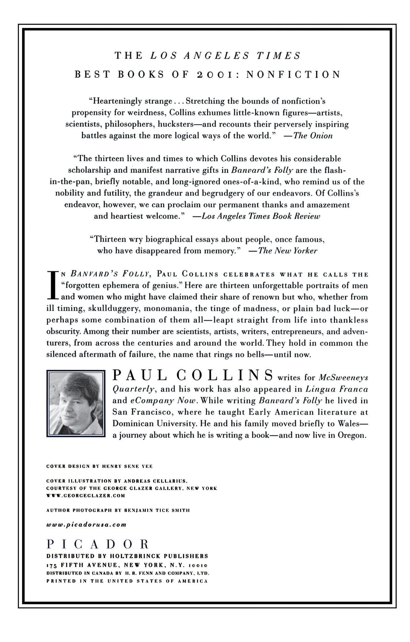 Rückseitencover Banvard's Folly