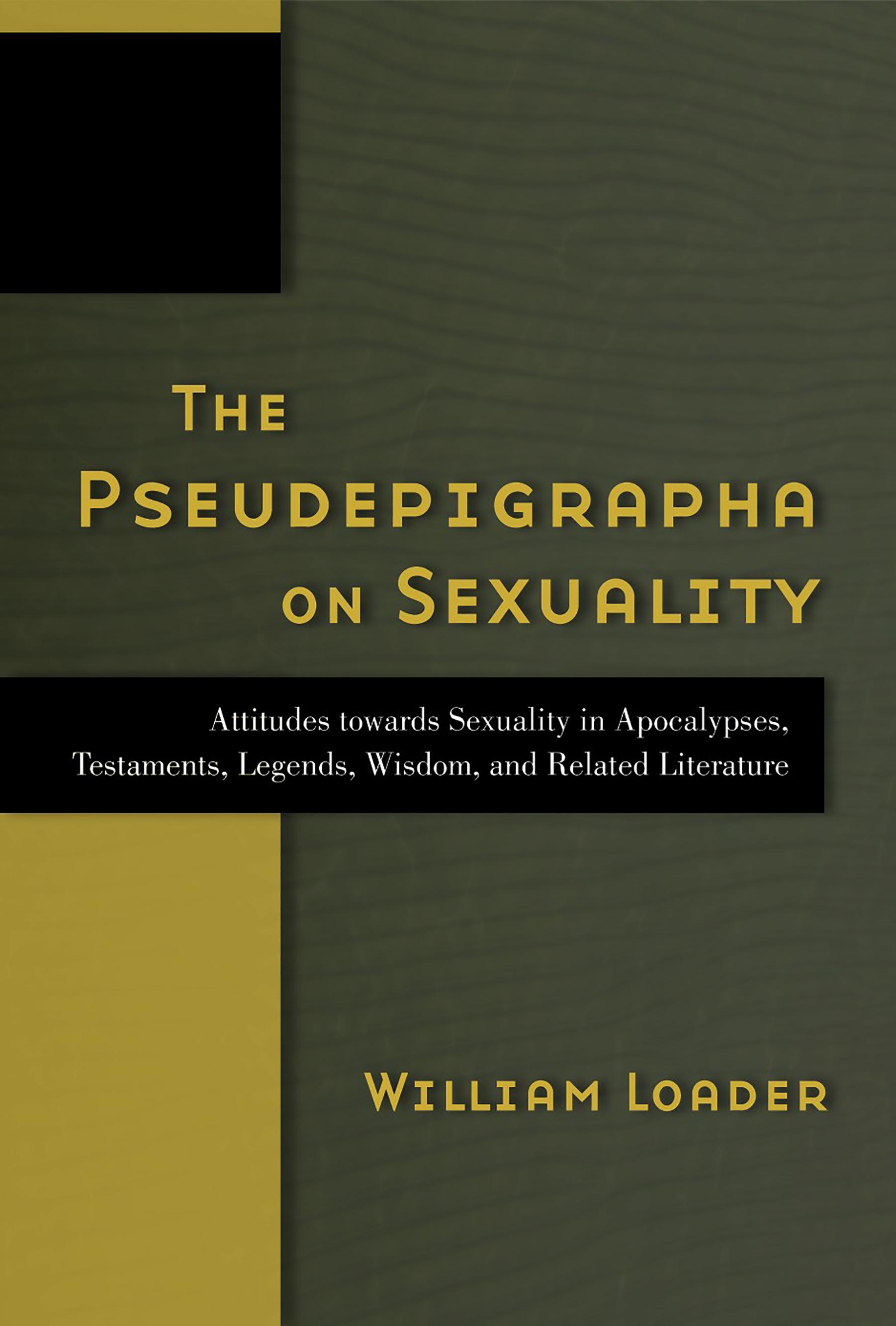 Vorderes Coverbild The Pseudepigrapha on Sexuality