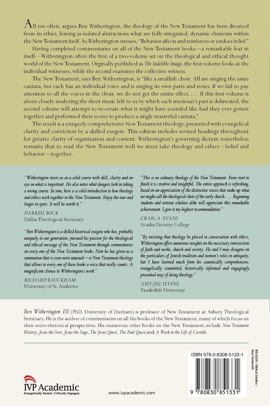 Rückseitencover New Testament Theology and Ethics