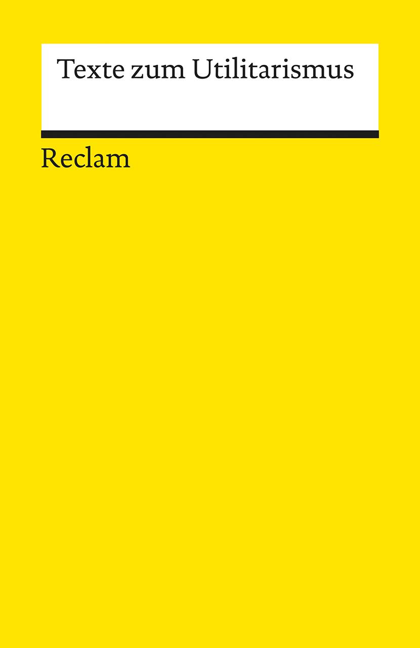 Vorderes Coverbild Texte zum Utilitarismus