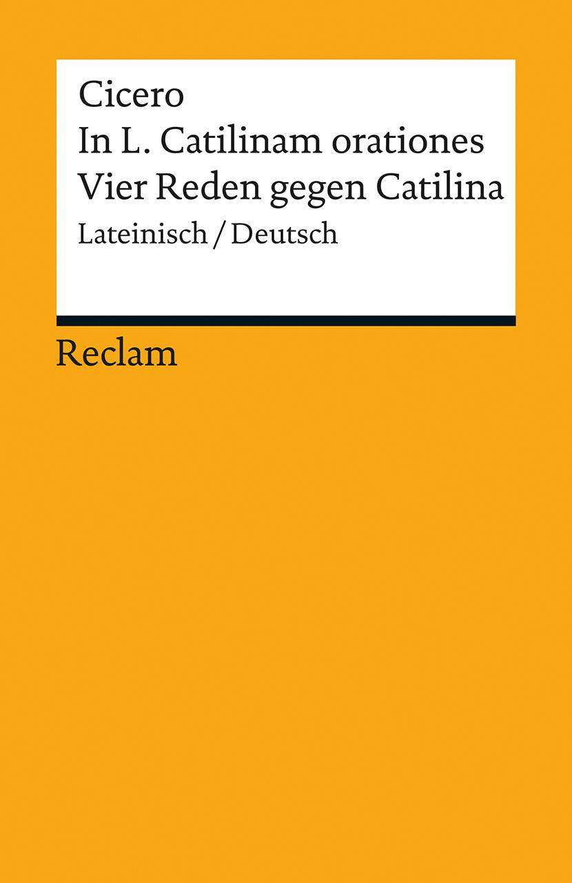Vorderes Coverbild In L. Catilinam orationes / Vier Reden gegen Catilina