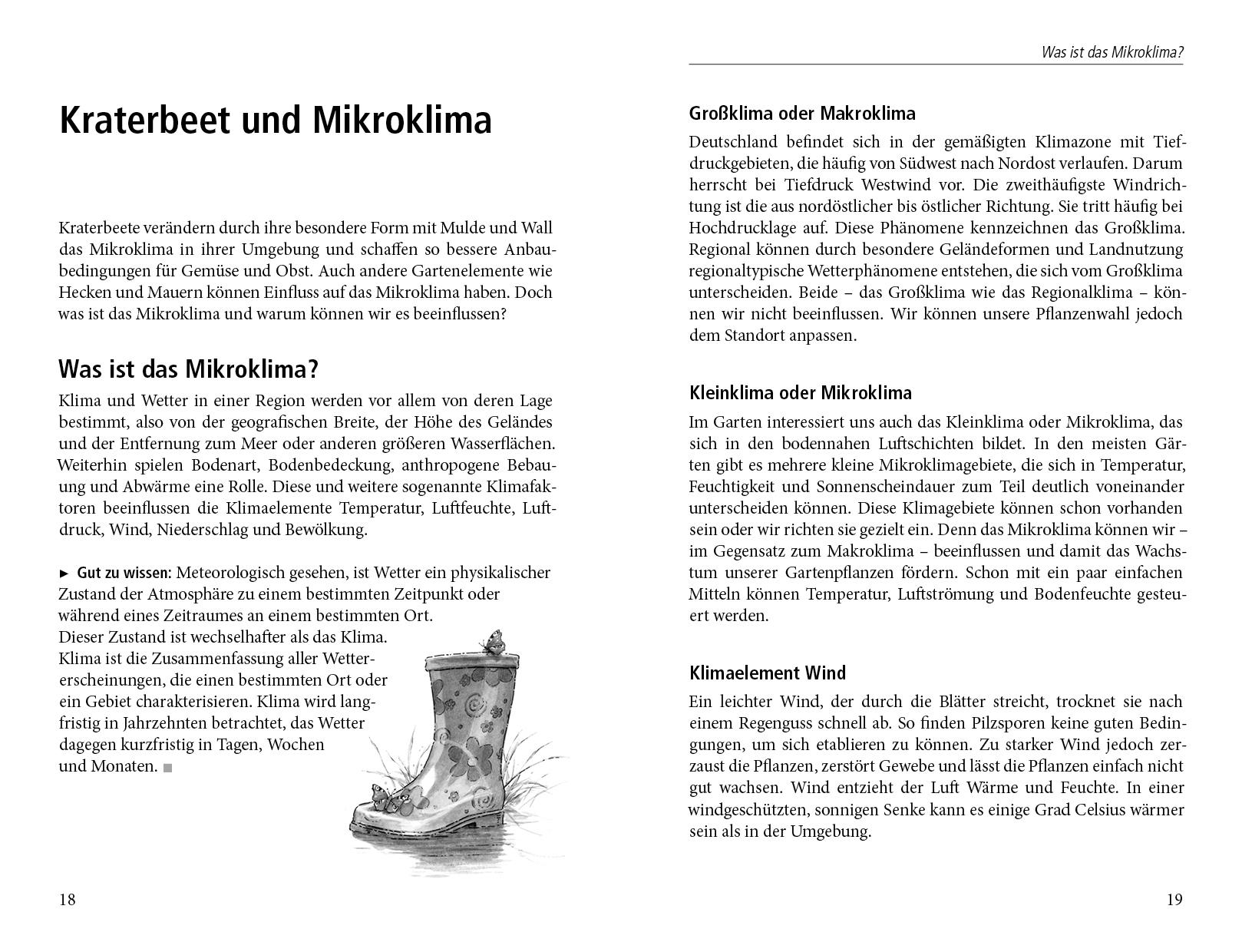 Beispielinhalt (Bild) Das Kraterbeet