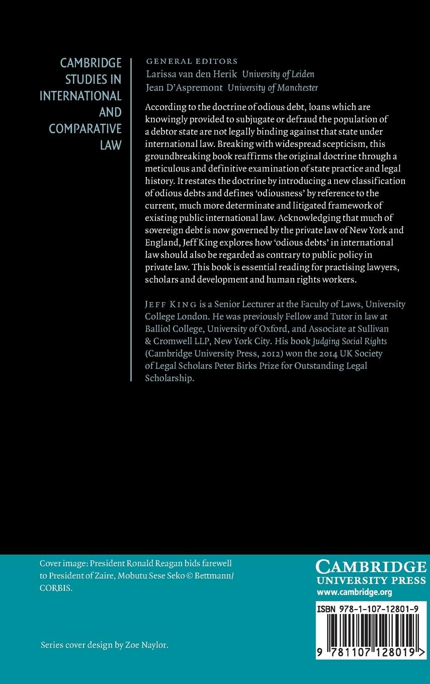 Rückseitencover The Doctrine of Odious Debt in International Law