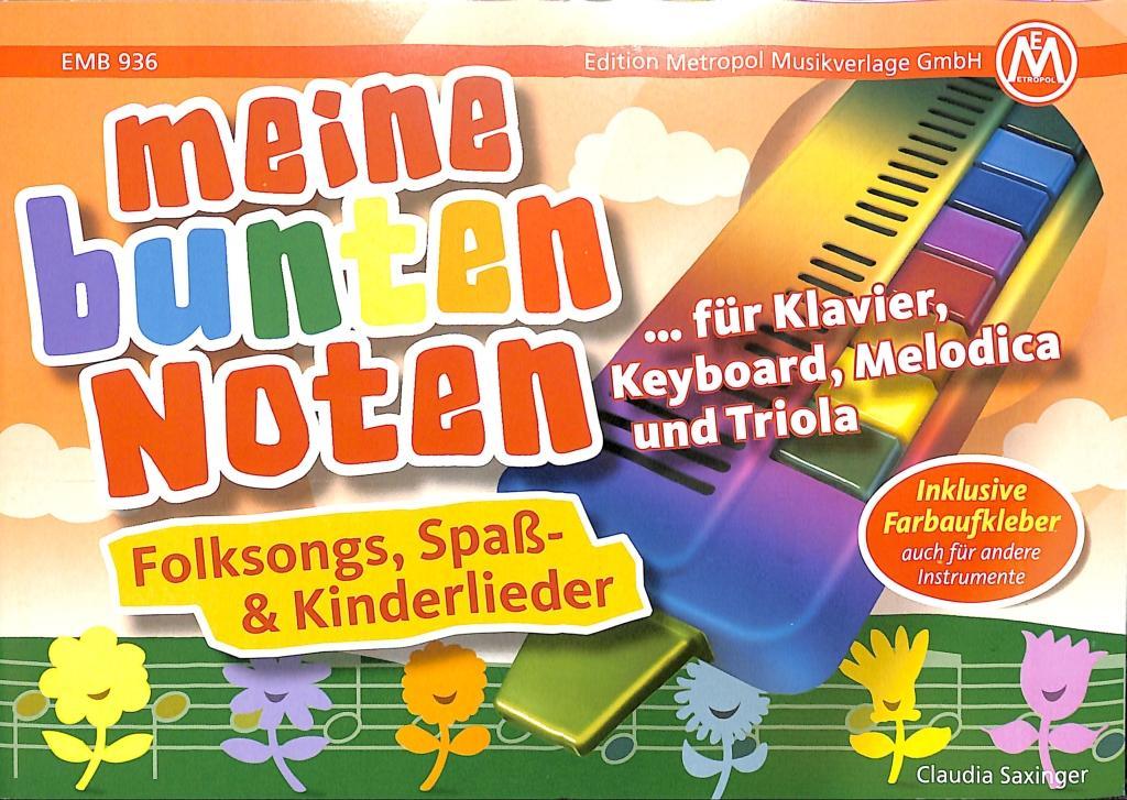 Beispielinhalt (Bild) Meine bunten Noten für Klavier, Keyboard, Melodica , Triola