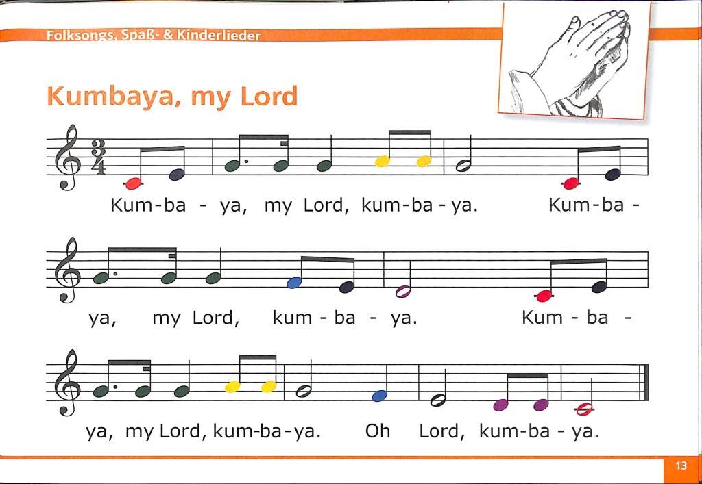 Beispielinhalt (Bild) Meine bunten Noten für Klavier, Keyboard, Melodica , Triola