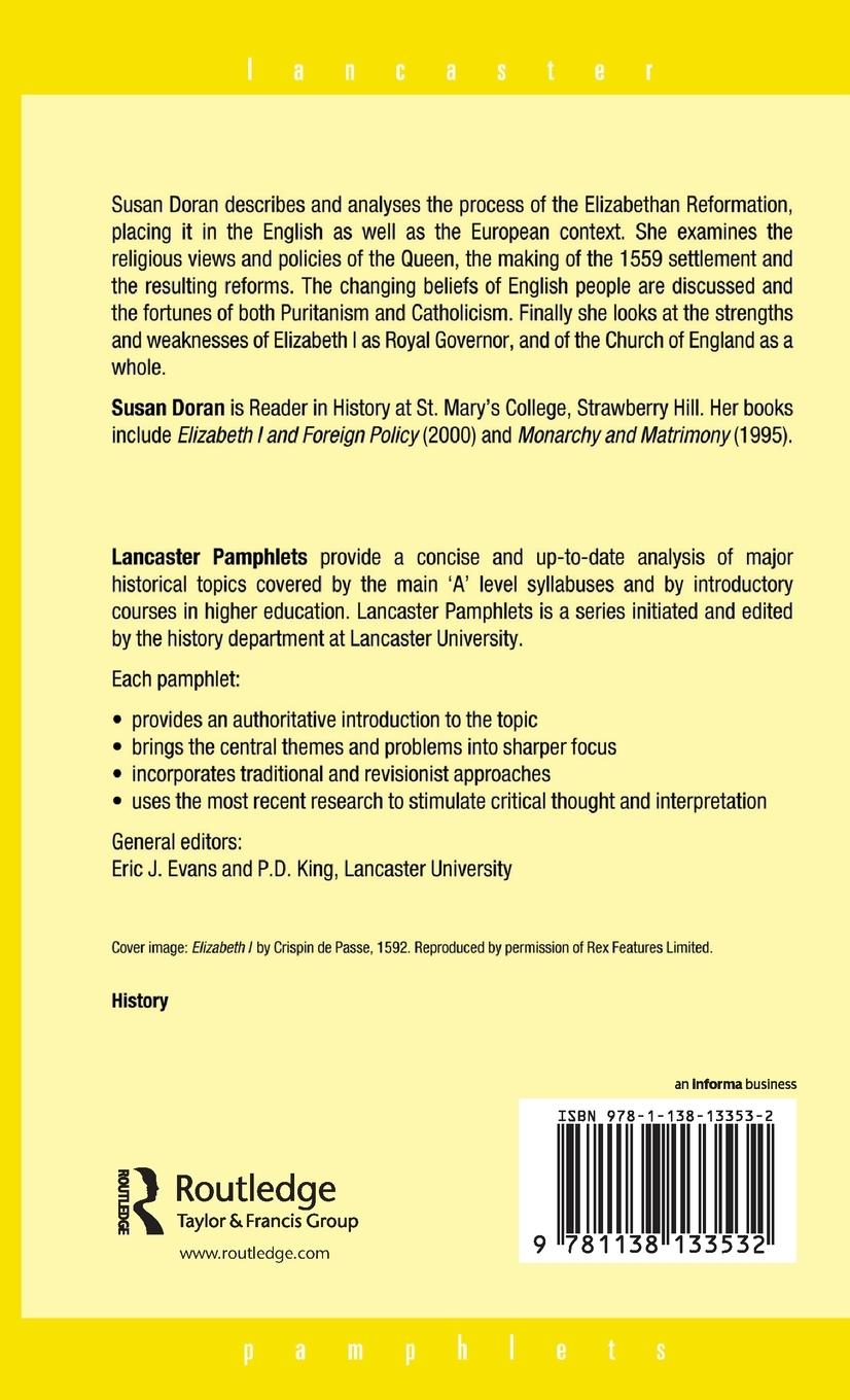 Rückseitencover Elizabeth I and Religion 1558-1603