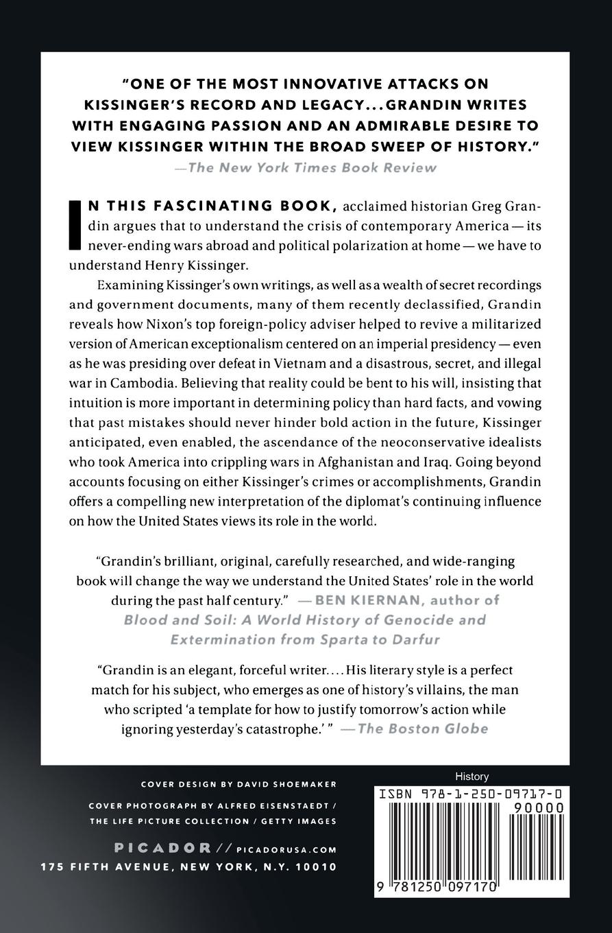 Rückseitencover Kissinger's Shadow