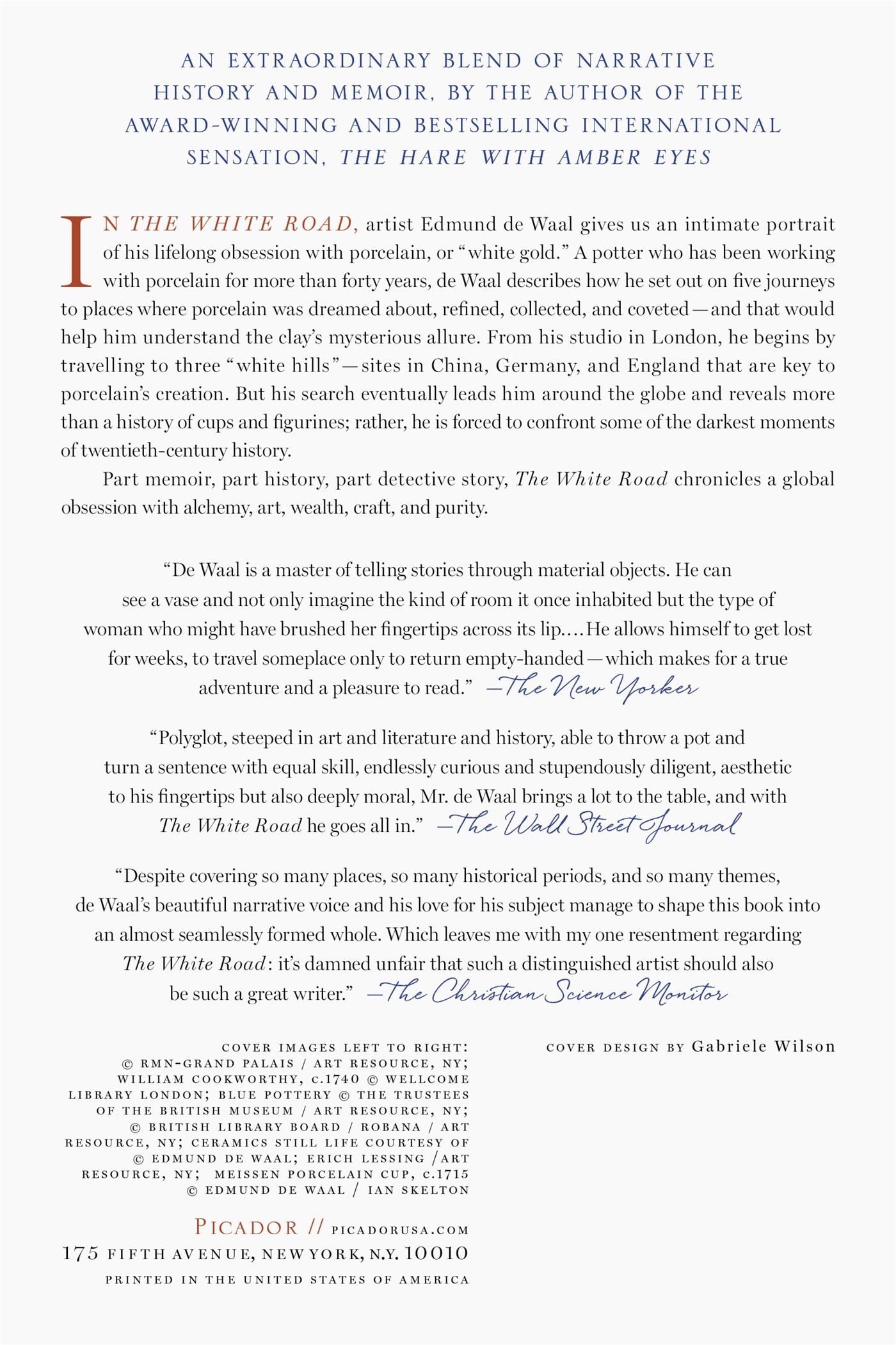 Rückseitencover The White Road