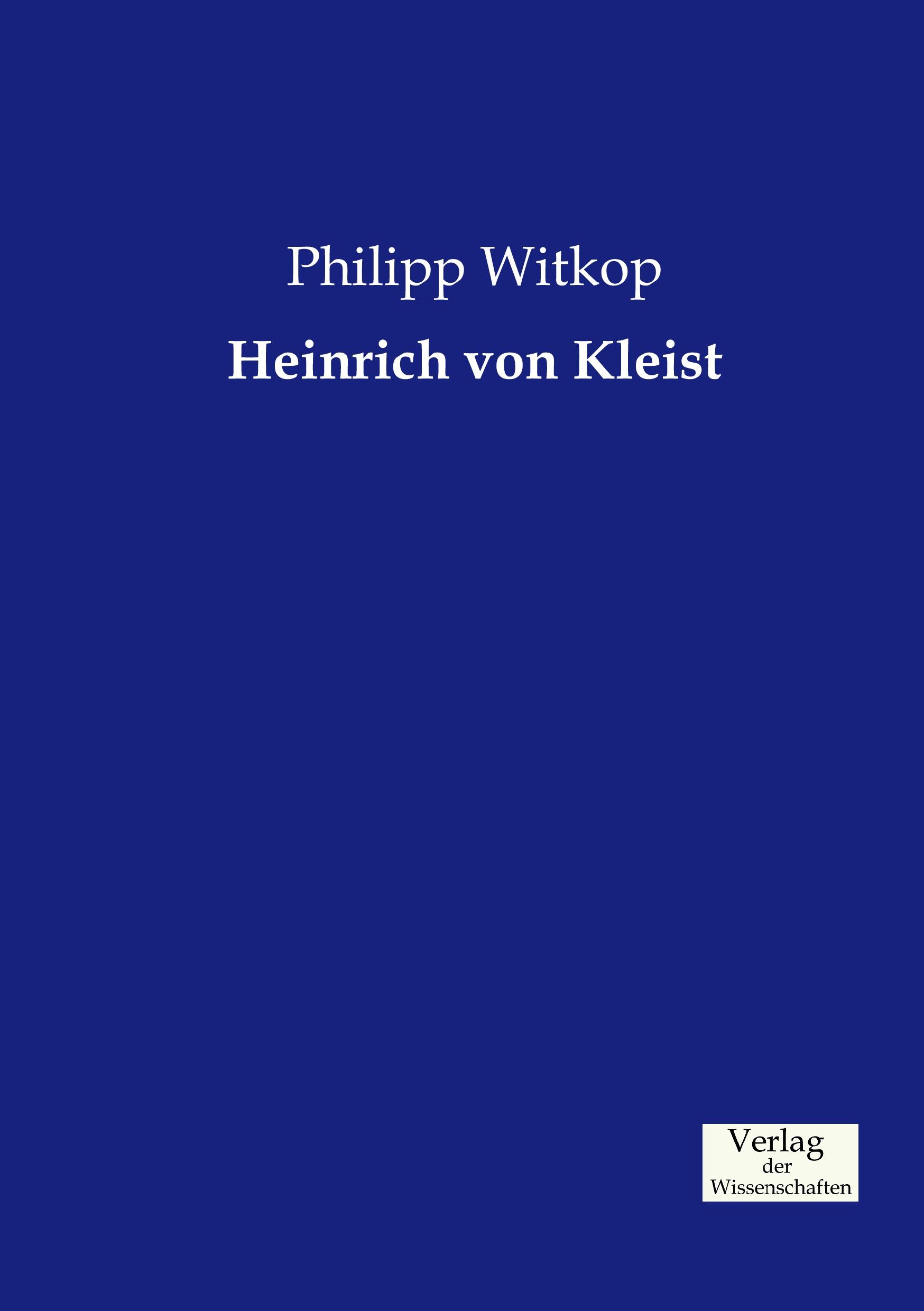 Vorderes Coverbild Heinrich von Kleist