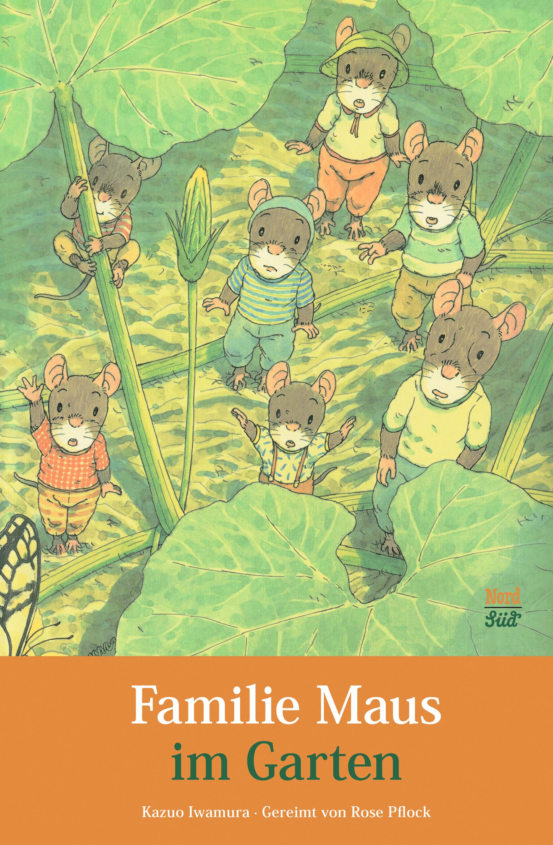 Vorderes Coverbild Familie Maus im Garten