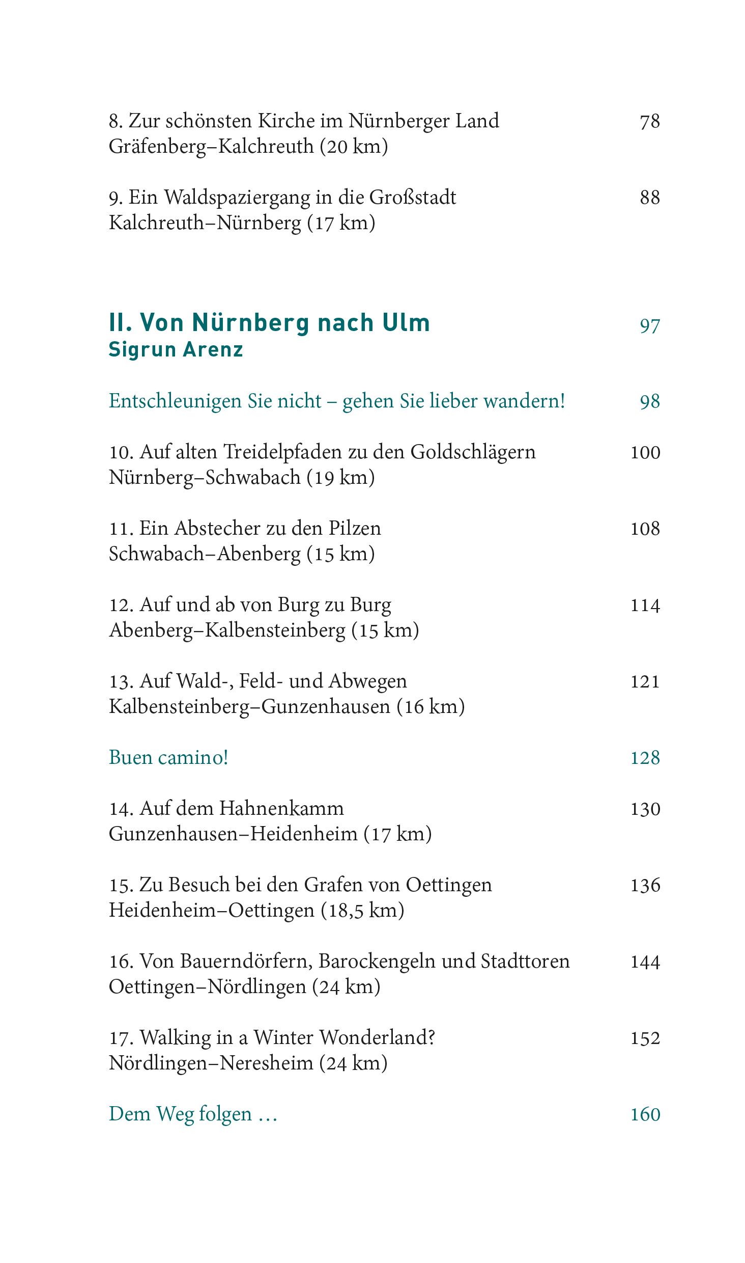 Beispielinhalt (Bild) Jakobswege in Franken 2