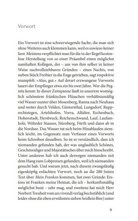 Beispielinhalt (Bild) Mein Franken-Buch