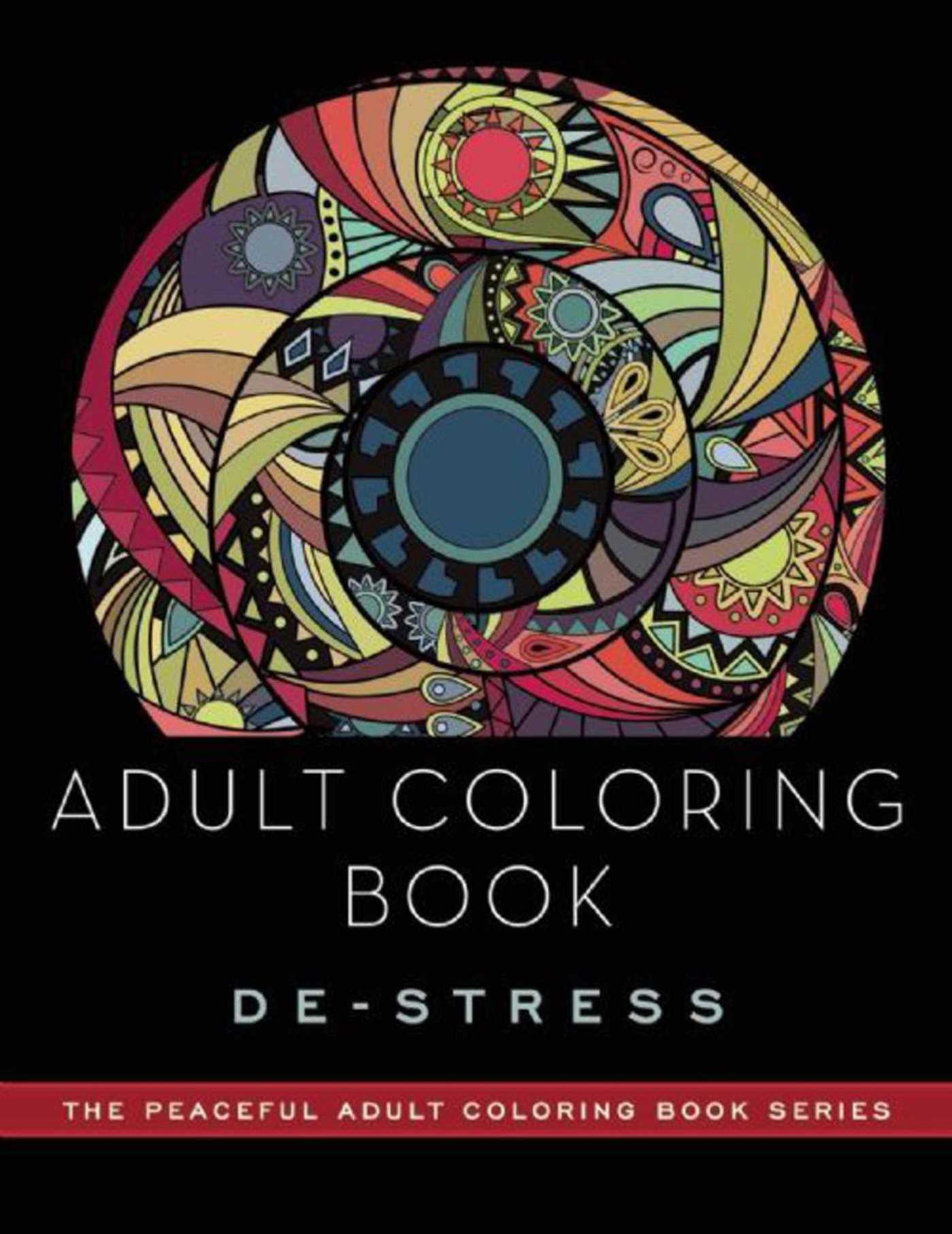 Vorderes Coverbild Adult Coloring Book: De-Stress
