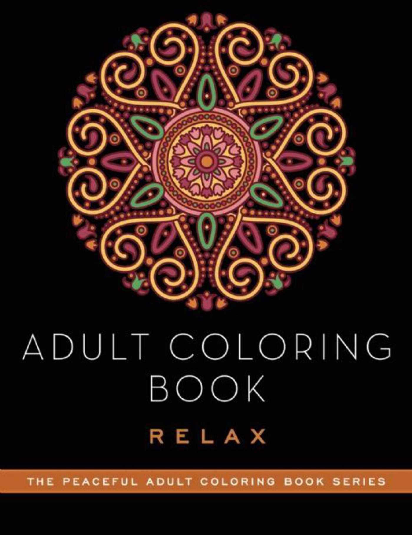 Vorderes Coverbild Adult Coloring Book: Relax