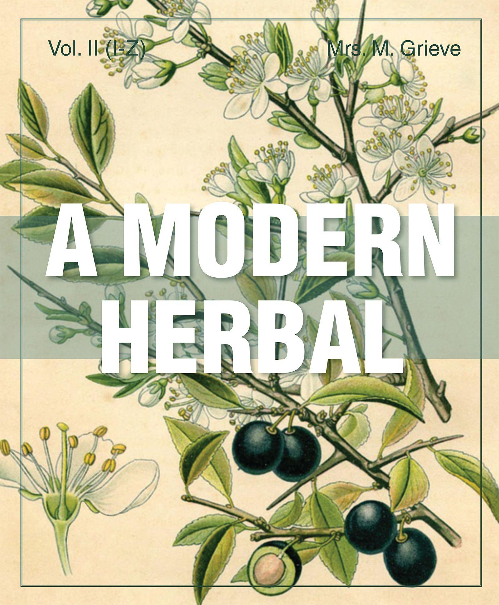 Vorderes Coverbild A Modern Herbal (Volume 2, I-Z and Indexes)