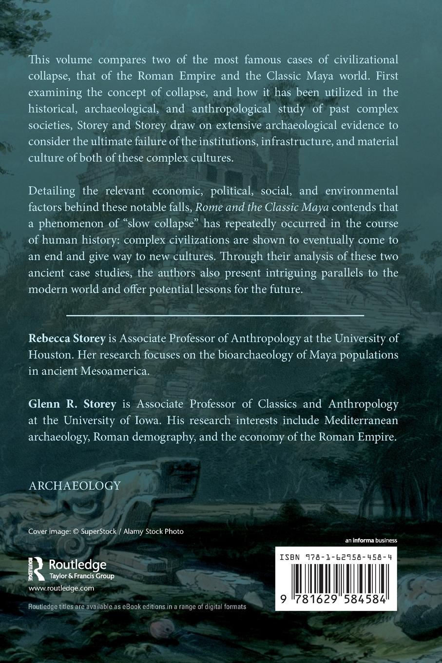 Rückseitencover Rome and the Classic Maya