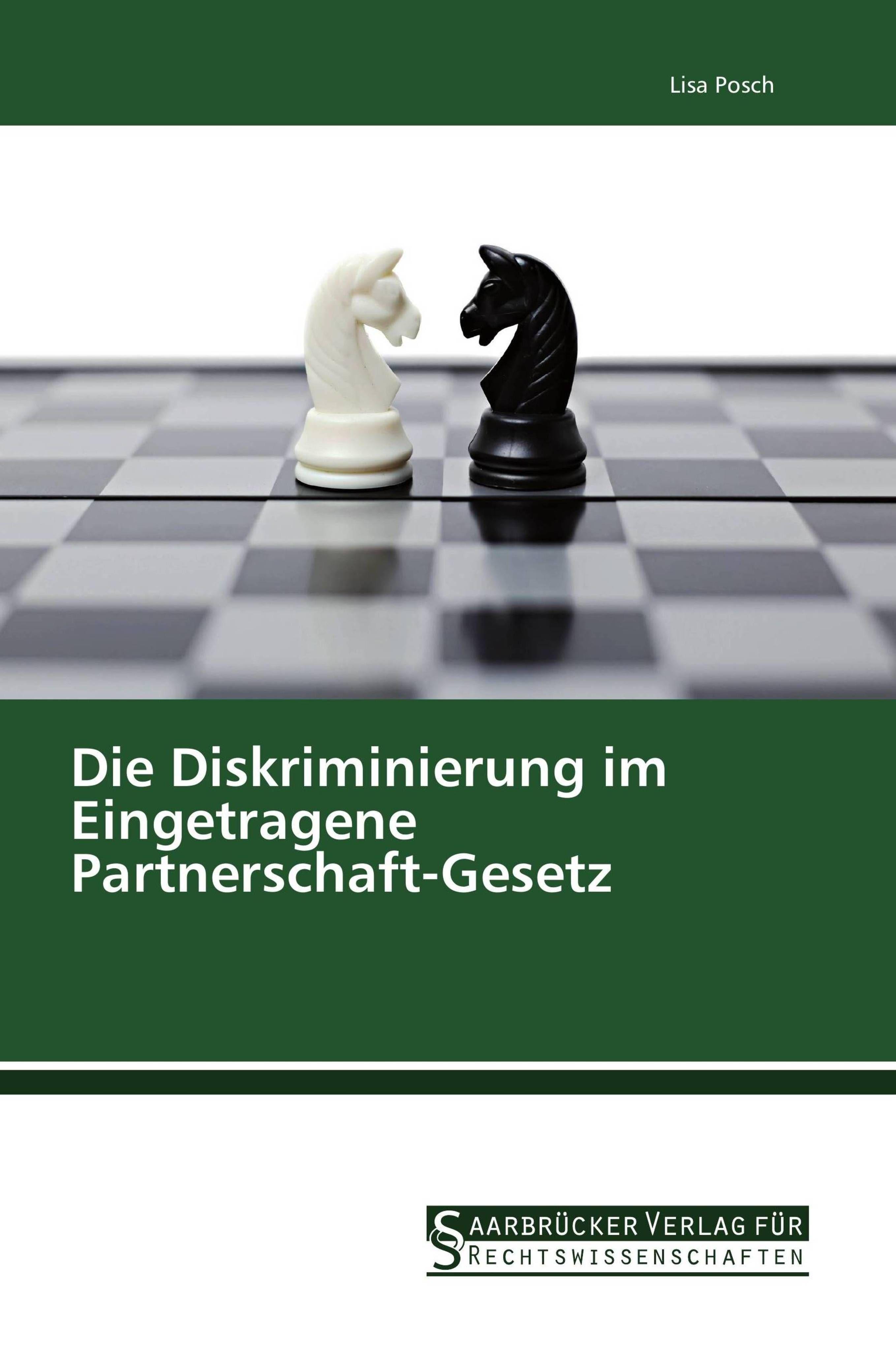 Vorderes Coverbild Die Diskriminierung im Eingetragene Partnerschaft-Gesetz