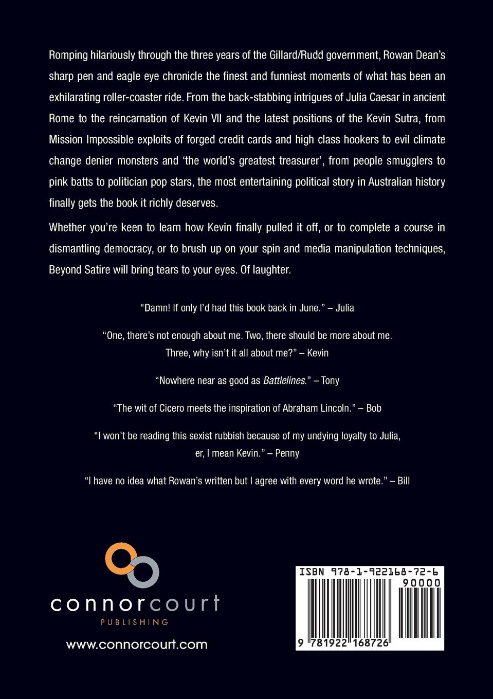 Rückseitencover Beyond Satire: Julia Caesar & the Kevin Sutra