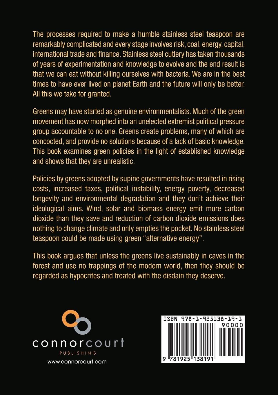 Rückseitencover Not for Greens