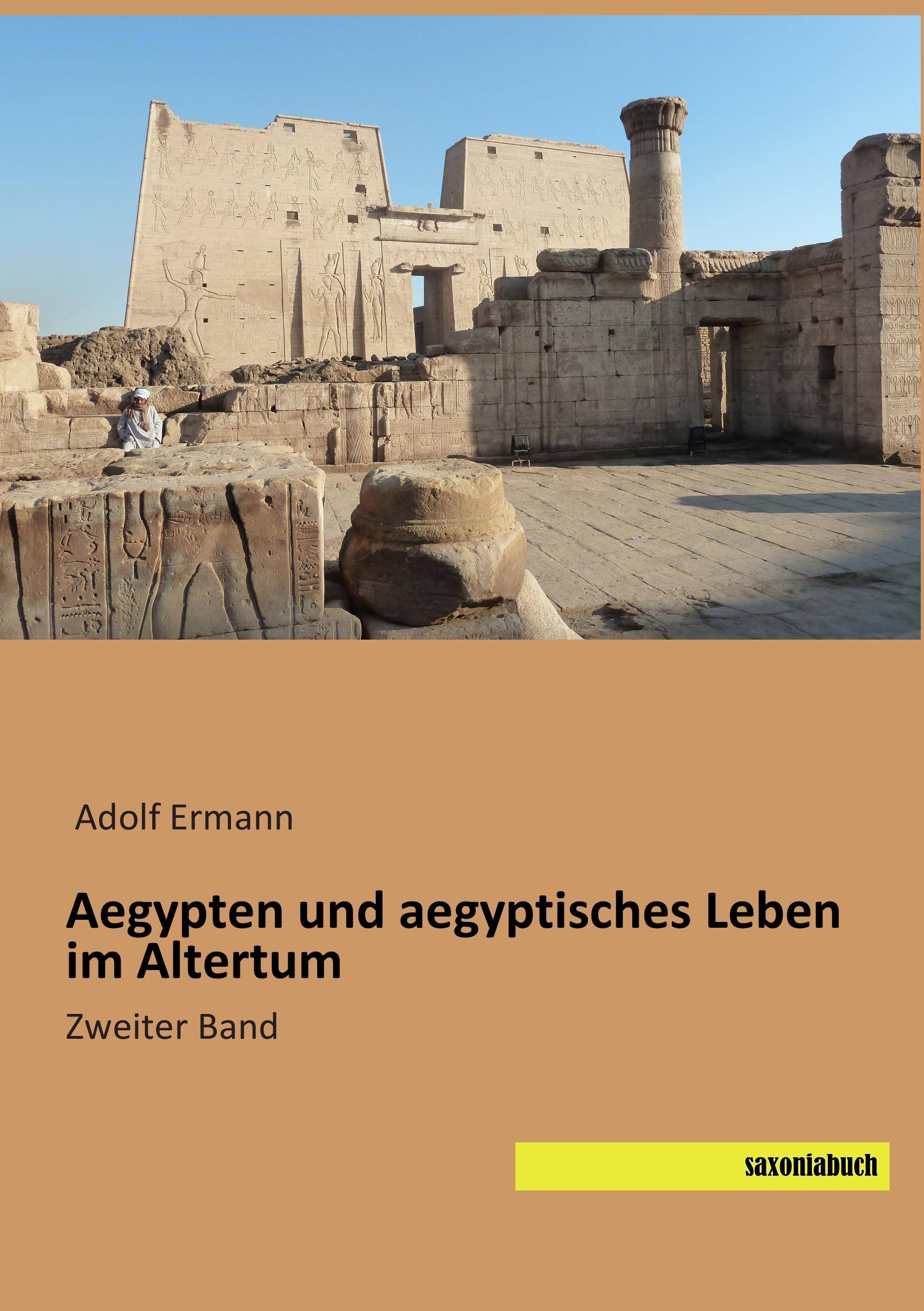 Vorderes Coverbild Aegypten und aegyptisches Leben im Altertum