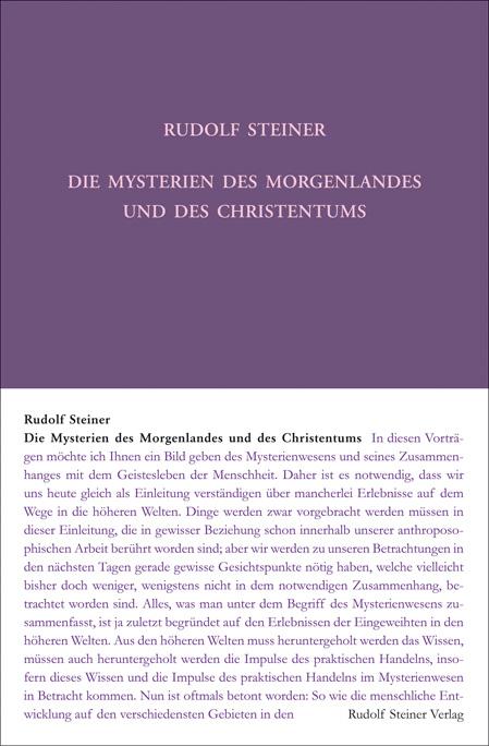 Vorderes Coverbild Die Mysterien des Morgenlandes und des Christentums