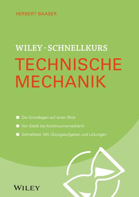 Vorderes Coverbild Wiley-Schnellkurs Technische Mechanik
