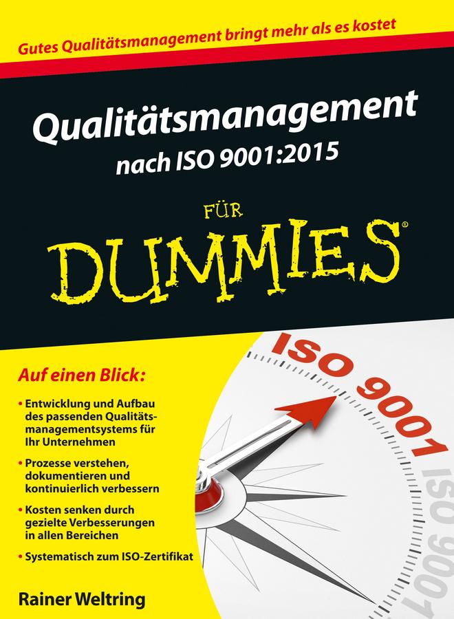 Vorderes Coverbild Qualitätsmanagement nach ISO 9001:2015 für Dummies