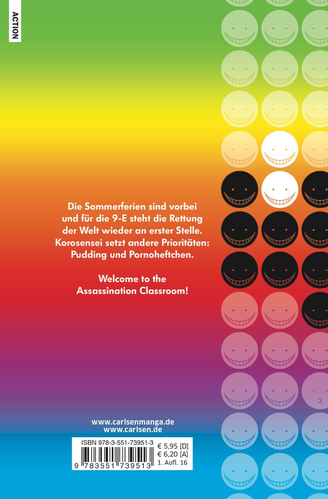 Rückseitencover Assassination Classroom 10