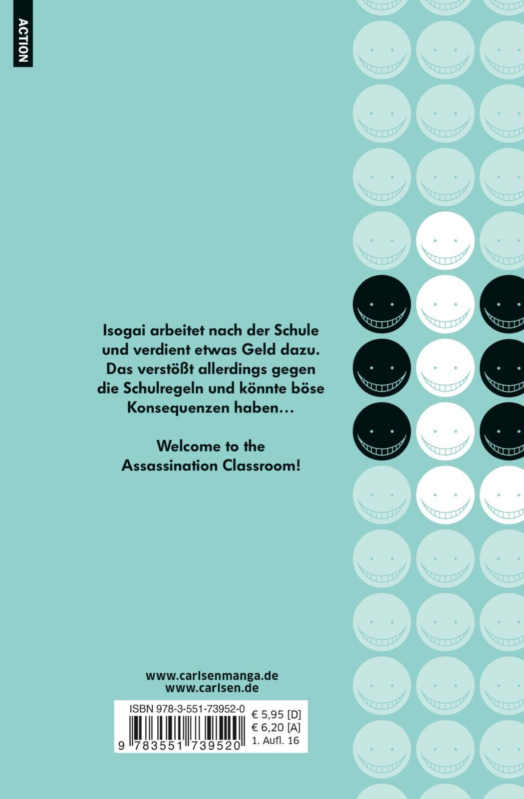 Rückseitencover Assassination Classroom 11