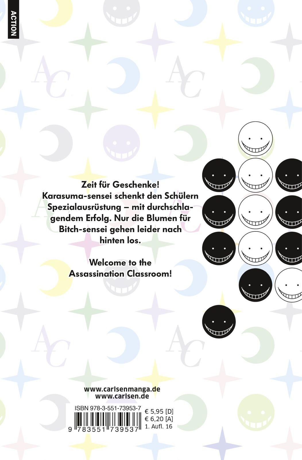 Rückseitencover Assassination Classroom 12