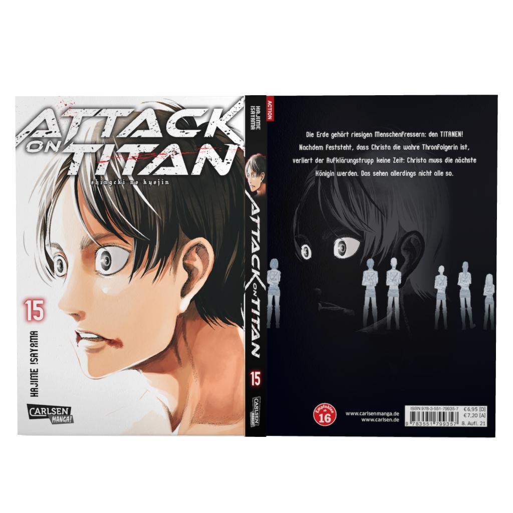 Beispielinhalt (Bild) Attack on Titan 15