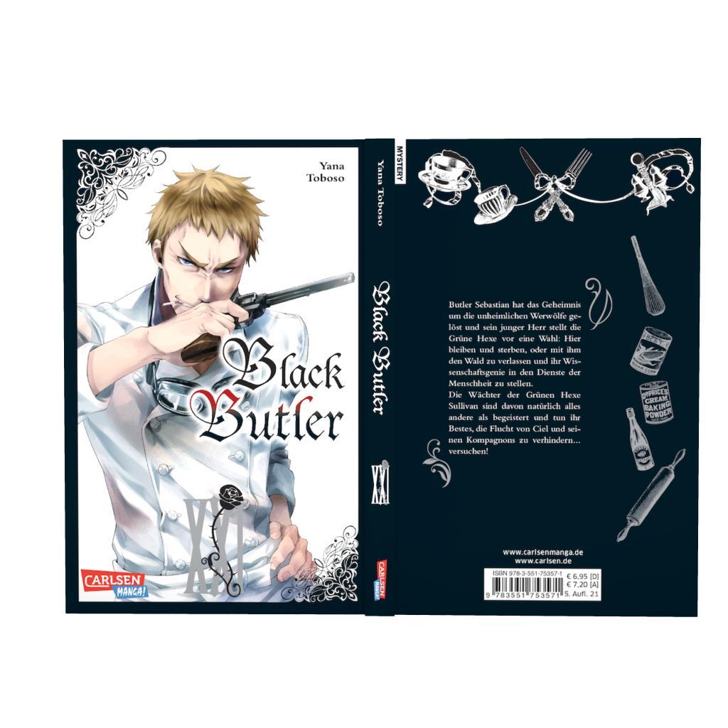 Beispielinhalt (Bild) Black Butler 21