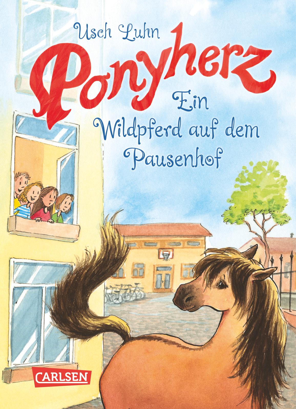 Vorderes Coverbild Ponyherz 07: Ein Wildpferd auf dem Pausenhof
