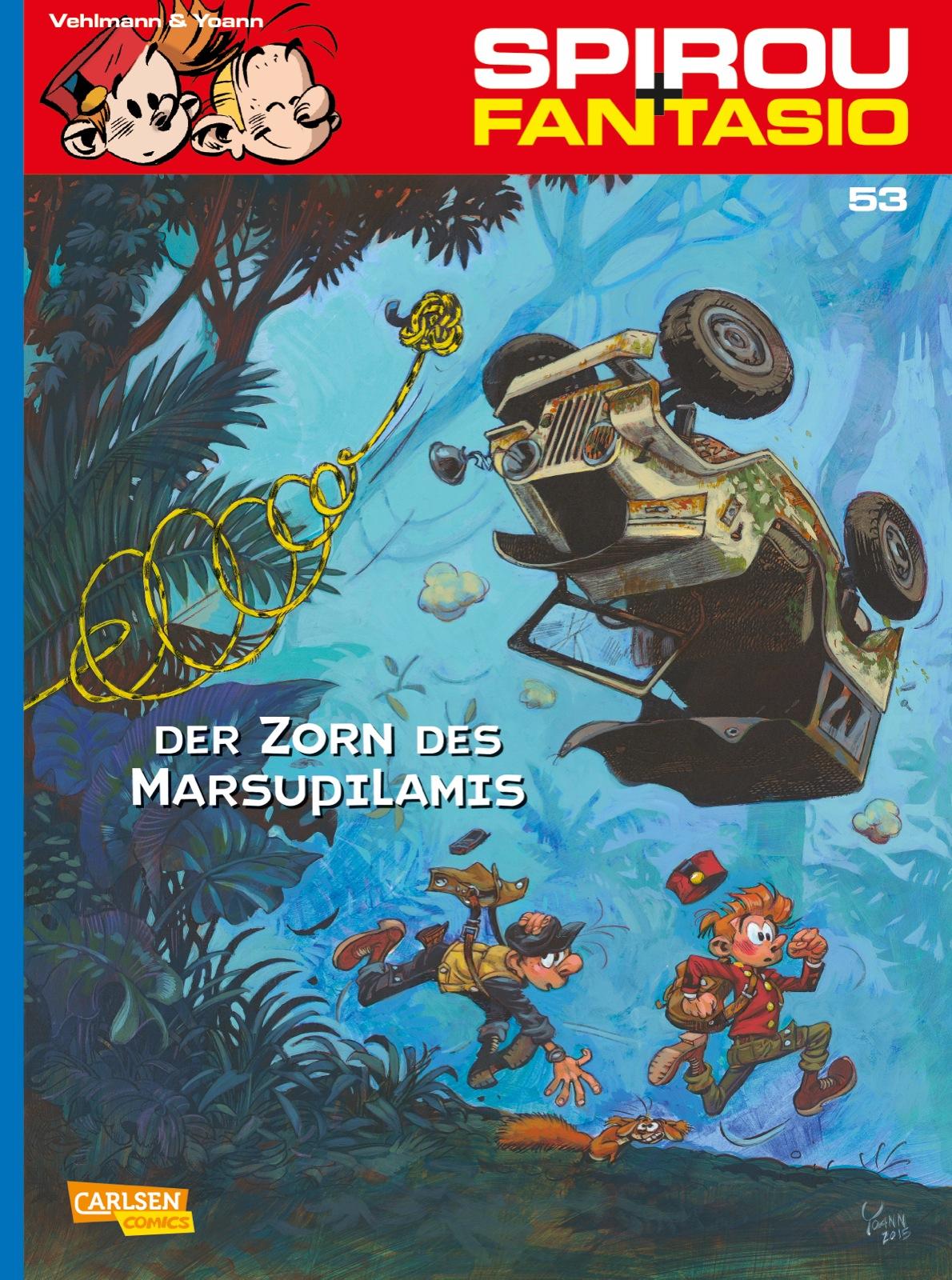 Vorderes Coverbild Spirou & Fantasio 53: Der Zorn des Marsupilamis