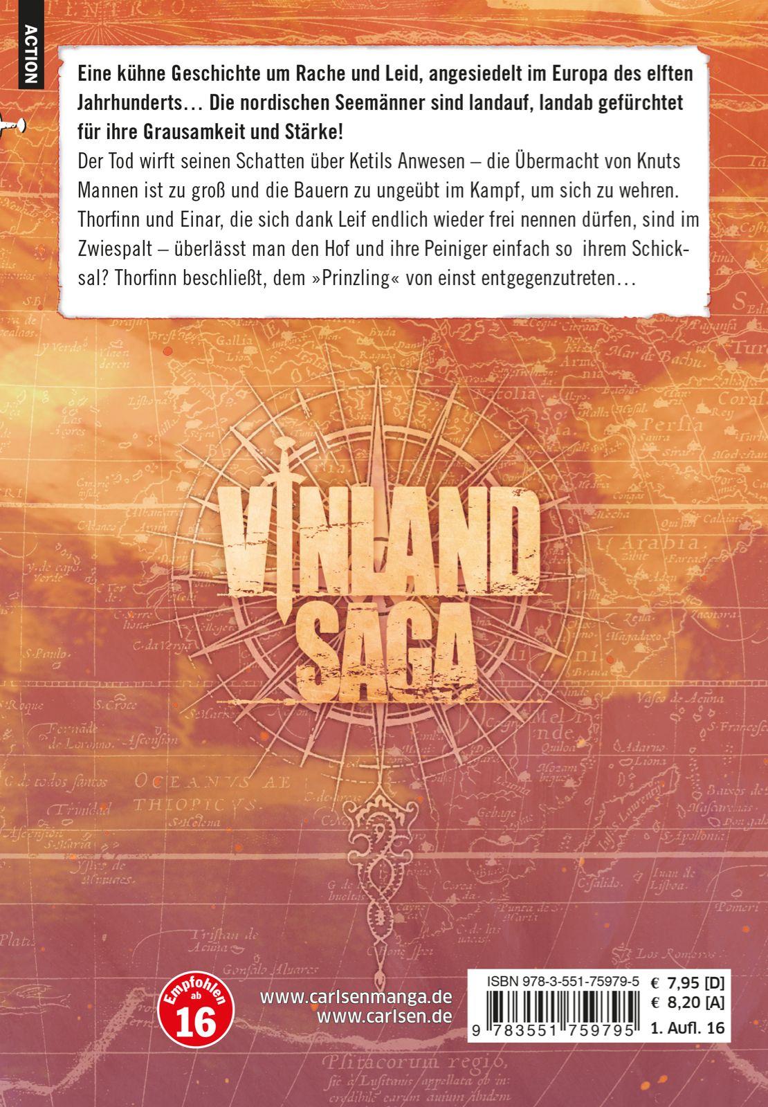Rückseitencover Vinland Saga 14